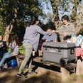 thumbnail image 4 of Igloo 72 QT Overland Ice Chest Cooler with Wheels, White, 4 of 20