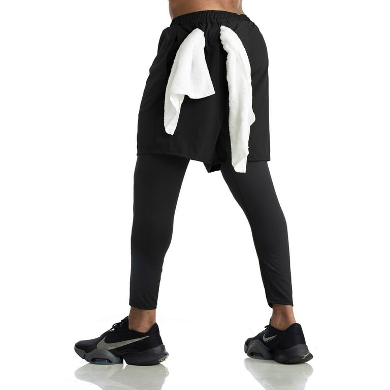 Quick Dry Compression Running Mens Running Tights For Men 3/4 Size Fitness  Sports Leggings For Gym And Running From Teahong, $13.5