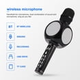 thumbnail image 4 of Mini Haut-Parleur Bluetooth avec Microphone Portable Réglable Portable Sans Fil Réglable Microphone Portable pour Karaoké Discours Fête, 4 of 9