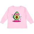 thumbnail image 3 of Inktastic Avocado Lover Gifts Girls Long Sleeve Toddler T-Shirt, 3 of 5