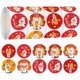 thumbnail image 4 of 4 Rolls Bunny Seal Stickers Round Decals for Envelopes Festival Decorations Cute Rabbit Designs Easy to Apply and Remove, 4 of 4