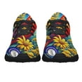 thumbnail image 5 of Kentucky Stte Cardinal and Goldenrod Flower Shoes Sneakers Black Size 4.5, 5 of 7