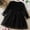 Black#1, variant on SuTry Girls Dress Solid Color Spring Fall Knit Dress Long Sleeve Round Neck Cozy Warm Holiday Party Skirt for Kids 2-8 Years(Red#1,6 Years)