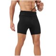 thumbnail image 2 of pstuiky Pantalones cortos para hombre, Pantalones de yoga para hombre, de color liso, con bolsillos laterales, elásticos, para correr y hacer ejercicio. Pantalones cortos cargo, 2 of 8