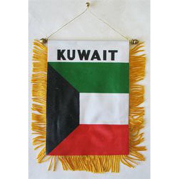 Kuwait Window Hanging Flag