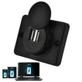 thumbnail image 1 of Dual USB Car 12-24V Black ABS, Intelligent Charging Fast Charge Mobile Devices, Suitable for Ships, Yachts, RVs, Buses, With Dual USB Port Socket, 1 of 7