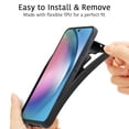 thumbnail image 2 of CoverON For Samsung Galaxy A35 5G Case, Flexible Slim Lightweight TPU Minimal Phone Cover, Black, 2 of 7