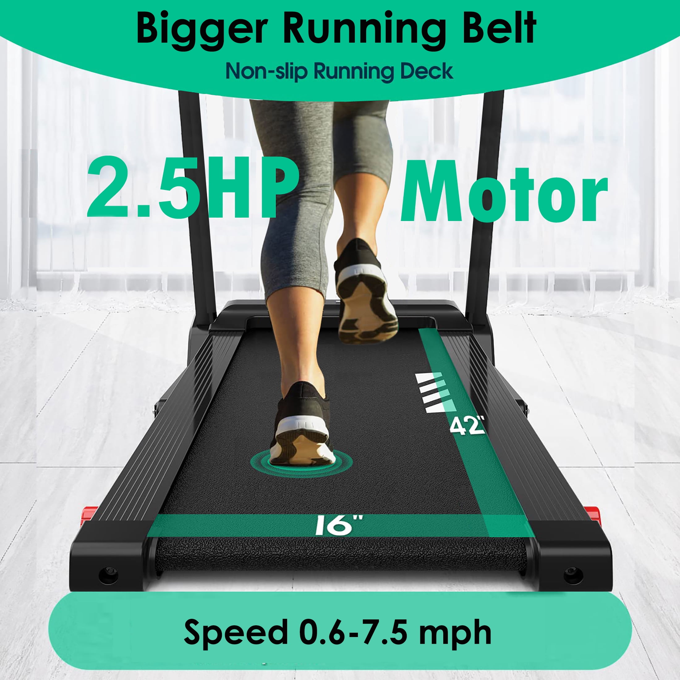 IMPREMEY TM101 Folding Treadmill with Inclines