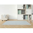 thumbnail image 3 of Proper Gingham Slate Blue Kids Play Mat, 3 of 5