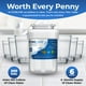 thumbnail image 5 of Pureline Reemplazo para filtro de agua MWF, Smartwater MWFP, Kenmore 46-9991, modelos MWFP, MWFINT, GWF, GWFA, filtro de agua para refrigerador. Certificado NSF, 5 of 5