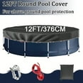 thumbnail image 2 of Heavy Duty Above Ground Round Pool Cover - Perfect For Above Ground Pools, Storage Tank Covers With Pool Cover Accessories, Trampolines, Etc., 2 of 10