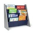 thumbnail image 1 of Humble Crew Kids Book Rack Storage Bookshelf, 4 Tiers, Grey/Navy, 1 of 9