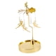thumbnail image 3 of Candelabro giratorio dorado, porta velas votivas, bandeja de almacenamiento, candelabro para 19cm, 3 of 9