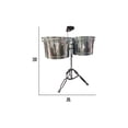 thumbnail image 3 of Juego de Timbales 15" 156" Con Atril Y Cencerro, 3 of 3