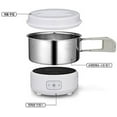 thumbnail image 4 of Magic Chef MER-IR600W Electric Mini Induction Multi Cooker Hot Pot Portable Outdoor Camping Stainless Steel Electric Travel Cooker 220V Voltage White 6" 2.64 Ib, 4 of 8