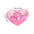 thumbnail image 3 of Glass Candlestick Holder for Wax or LED Candles, Crystal Decorative Candle Stand Centerpiece for Dining Room or Living Room Table, Modern Glass Candle Holder for Home Decor, Bookshelf or Kitchen, 3 of 8