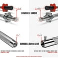 thumbnail image 7 of Yes4All 1.15 inch Dumbbell Connector Bar – 12 inch Long Barbell Connector (Chrome, 3lbs), Single, 7 of 7