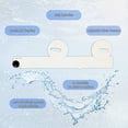 thumbnail image 3 of NAVISANI Super Slim & Strong Bidet W/Chrome Knob E-Z Install Attachment, Very Durable Up to 500 LBS, 3 of 14