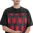 thumbnail image 2 of Spider-Man Vintage Washed Drop Shoulder Short Sleeve T-Shirt - Iron On, 2 of 7
