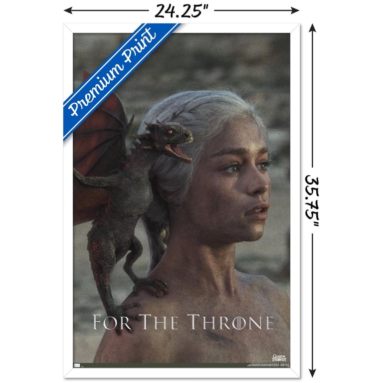 Poster Ufficiale Game Of Thrones: Daenerys Targaryen – 'Valar Morghulis' – 61x91 Cm (Confezione Da 5 Pezzi) - 4
