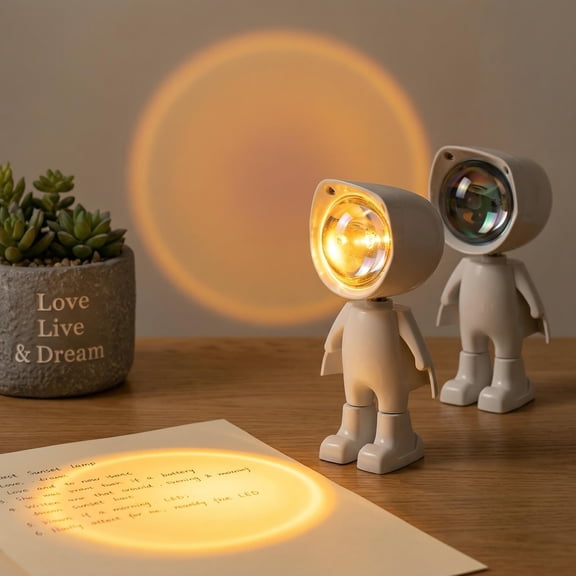 Adjustable Brightness Touch Control LED Sunset Projection Lamp ,360° Rotating Night Light for Bedroom, Home Decor, Party, Photography