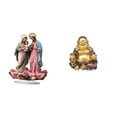 thumbnail image 1 of Estatua de Buda, meditación, Bodhisattva, letrero de mesa, adorno de escritorio acrílico, escultura de resina, tallado detallado, artesanía ligera, ad, 1 of 8