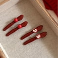 thumbnail image 2 of Practical Barrettes Lightweight Metal Hairpin With festival Fruit Design For Children Daily Hairstyling, 2 of 9