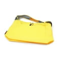 thumbnail image 2 of EcoJeannie® 1 Pack NEW Ripstop Nylon Foldable Daw-String Reusable Shopping Bag With Built-In Pouch and Reinforced Handle, Yellow, 2 of 3