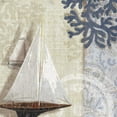 thumbnail image 2 of Venter, Tandi 12x12 White Modern Wood Framed Museum Art Print Titled - Sailing Adventure I, 2 of 4