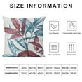 thumbnail image 5 of BANET Cozy Decorative Throw Pillow Covers,Pillow Covers for Couch Sofa Bed,Leaves Pattern,Burgundy Red Cream White, 5 of 5