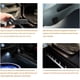 thumbnail image 5 of Proyector LED inalámbrico para puerta de coche, 2 unidades, luz de cortesía, bienvenida, logotipo de murciélago, sombra, luz fantasma, funciona con, 5 of 5