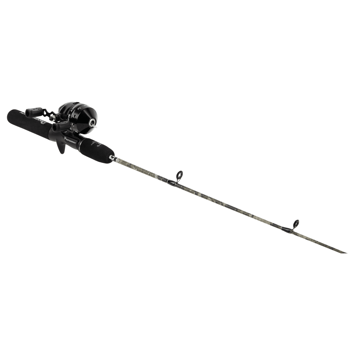 dock master fishing pole pro shop Ugly Stik Runner Spinning Combo grip handle design with graphite reel seat and comfortable EVA grips DMF Dock Combo