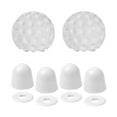 thumbnail image 1 of Tapas para tornillos de inodoro decorativas, prácticas y sencillas. Conjunto blanco, 1 of 9