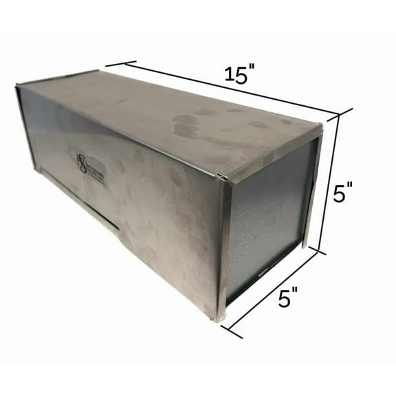 5515AHD Sherman Non-Folding Aluminum Live Capture Animal Trap 5W x 5H x 15L in.