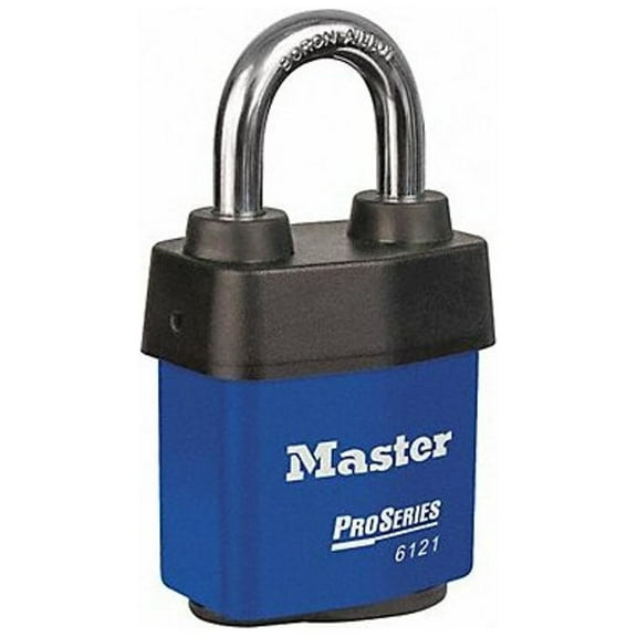 Master Lock Lockout Padlock,KD,Blue 6121BLU