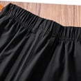 thumbnail image 6 of Nilvkv Boys Cargo Pants, Boys Solid Color Cuffed Joggers with Relaxed Fit Elastic Waist and Utility Pockets for Casual Wear Black 5-6 Years, 6 of 9