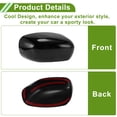 thumbnail image 3 of Reemplazo de tapa de espejo lateral izquierdo y derecho ABS de 1 par en negro brillante para CHRYSLER 300/300C 2005-2010, 3 of 7