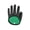 Black-Left hand, variant on 1PC Non-Slip Latex Glove for Catching Fish Anti-Sting Waterproof Hand Protection Hunting Fishing Professional Glove Fishing Gear