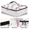 thumbnail image 2 of Iauyy Casserole Carrier for Hot Food Insulated Casserole Travel Carry Bag with Lid Food Warmer Bag for Party/Picnic,Fireworks and Stars, 2 of 7