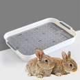 thumbnail image 2 of Small Pet Supplies Toilet Antiturnover Litter Box Trainer Corner bathroom Pet Cleaning Supplies For Rabbit Chinchilla Guinea Pig ShopWise Round, 2 of 12