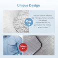 thumbnail image 3 of ShenMo Ironing Mat, Portable Travel Ironing Blanket, Thickened Heat Resistant Ironing Pad Cover for Washer, Dryer, Table Top, Countertop, Small Ironing Board, Gift Silicone Iron Rest Pad (23.5×47 inc, 3 of 6