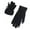 Black, variant on WREESH Women's Winter Fashion Warm Touchscreen Gloves Medium and Long Knit Fleece Gloves Beige