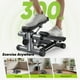 thumbnail image 2 of edx Steppers para Ejercicio, Mini Home Fitness Step con Resistencia, Capacidad de Carga 300 Libras, con Pantalla Digital, para Fitness en Interiores, Plateado, 2 of 8
