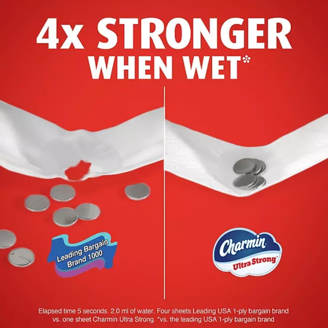 Charmin Ultra Strong 2-Ply Toilet Paper 32 rolls, 231 Sheets/Roll