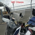 thumbnail image 5 of Universal Motorcycle Windshield Extension Adjustable Spoiler Clamp-on Windscreen Deflector compatible Kawasaki Bmw Honda Yamaha Suzuki, 5 of 5