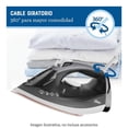 thumbnail image 3 of Plancha de Vapor Oster Suela de Cerámica Grande Anti-Rayones 1500W Gris, 3 of 4