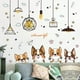 thumbnail image 1 of Un conjunto de pegatinas de pared con diseño de araña de perros y nubes de estrellas, pegatinas de pared removibles para sala de estar y dormitorio, oficina, cocina, 1 of 5