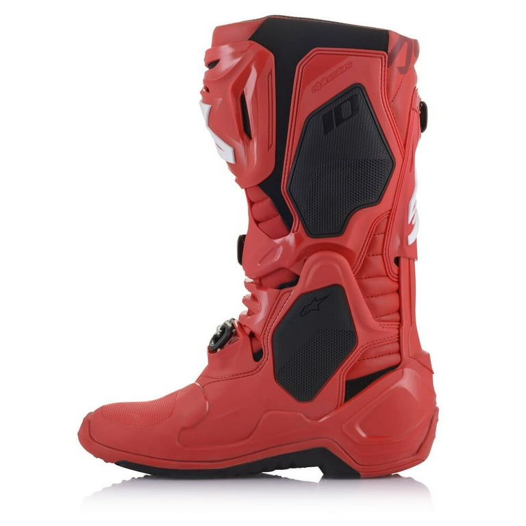 Alpinestars Tech 10 Adult Street Motorcycle Boots - Red / 9