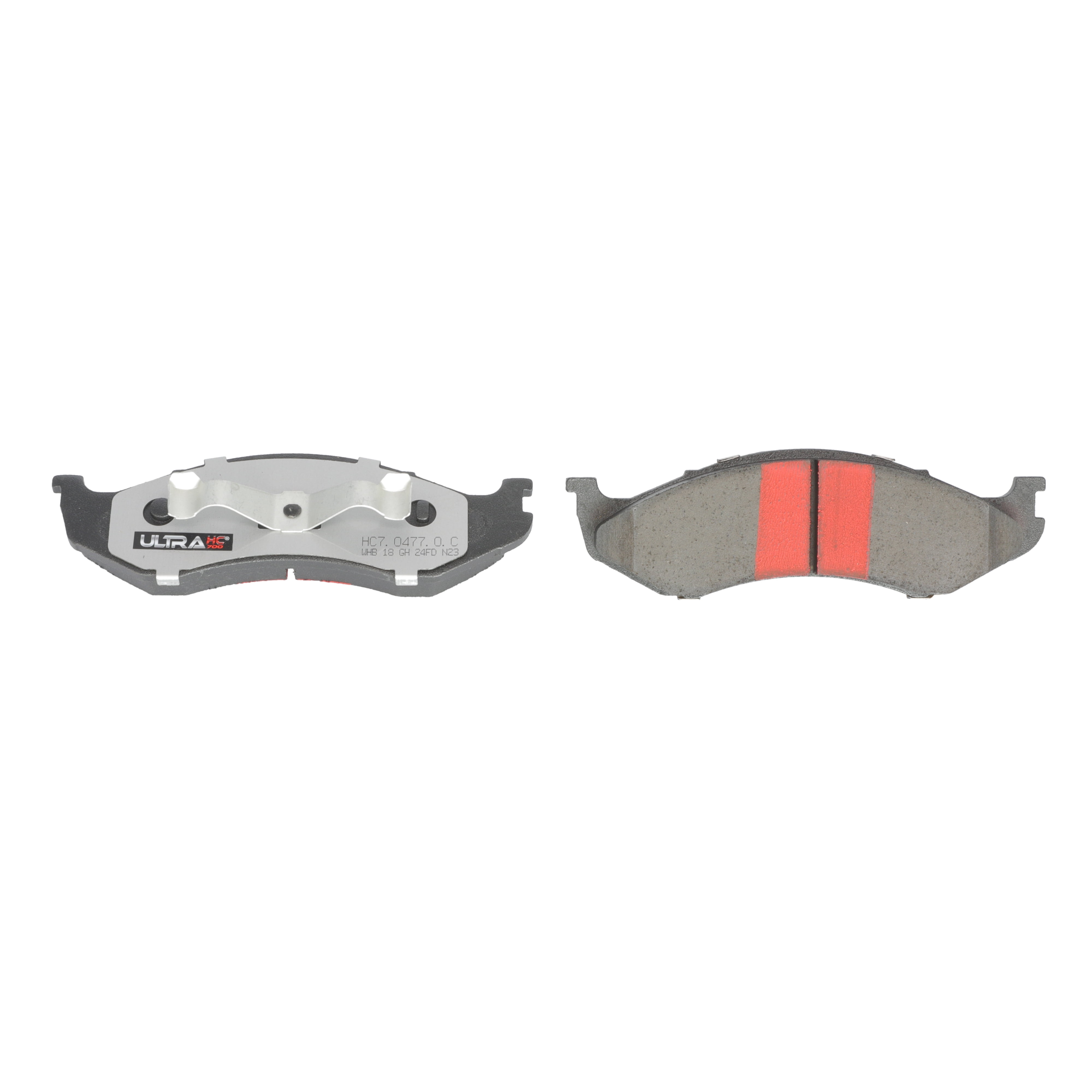 UltraHC 700 Brake Pad Set, Front HC7.0477.0.C, Jeep Cherokee 1993-1990