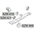thumbnail image 2 of Febest FRONT ENGINE MOUNT # SZM-021 OEM 11720-62G00, 2 of 2